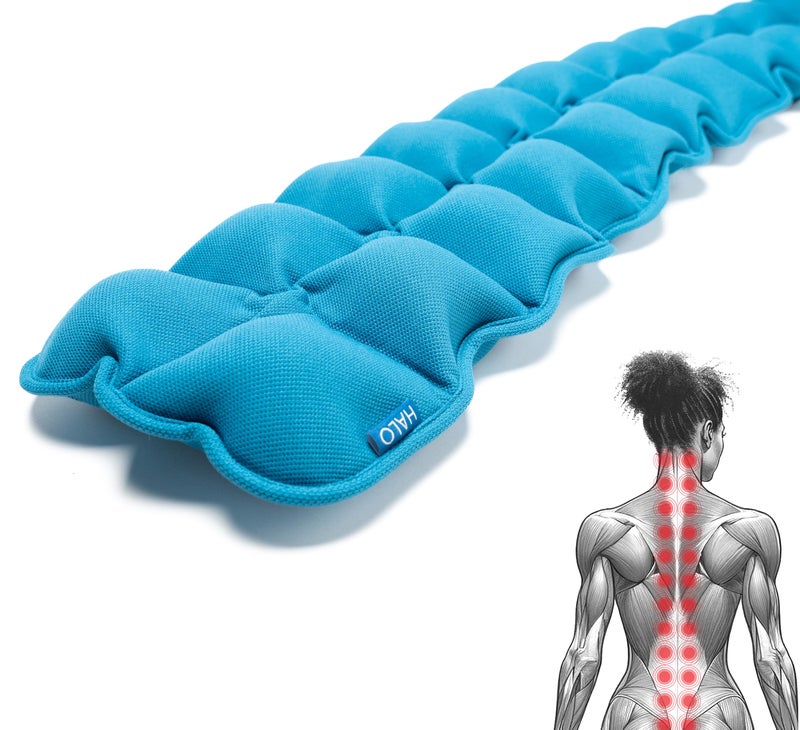 Halo Spine Stretcher for Back Pain Relief Full Back Decompression Upper and Lower Back Stretcher Spine Alignment and Deep Tissue Acupressure Therapy with 24 Massage Balls
